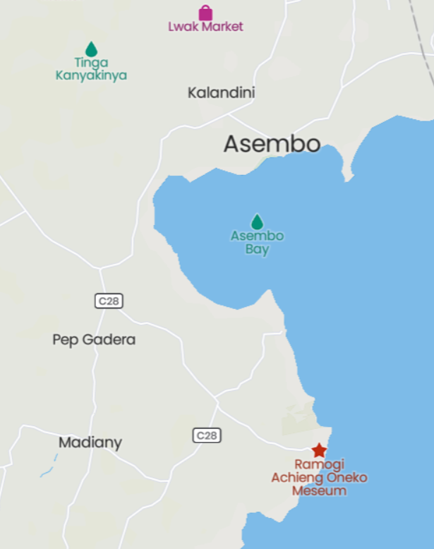 Asembo Bay on Google Maps